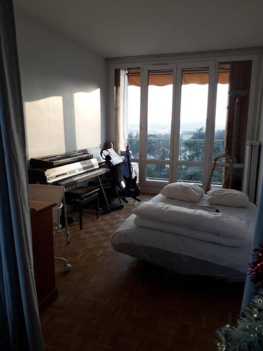 Appartamento T4/5 Avec Vue Sur Les Alpes A 5 Minutes De Lyon La Mulatiere Esterno foto